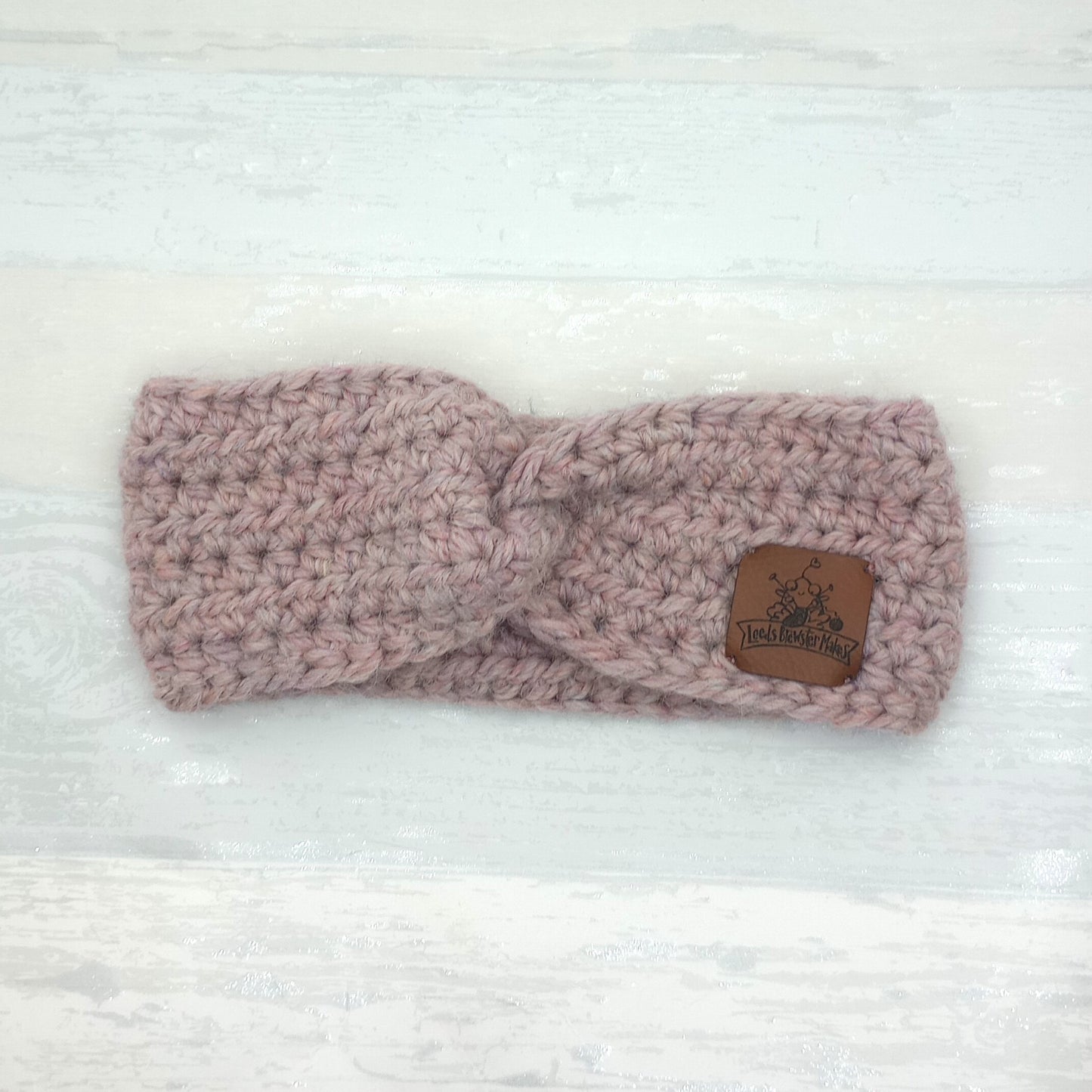 Children's Dusty Pink Alpaca Twisted Headband